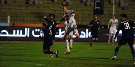 التعادل السلبي يحسم الشوط الأول بين الزمالك وإنبي في الدوري