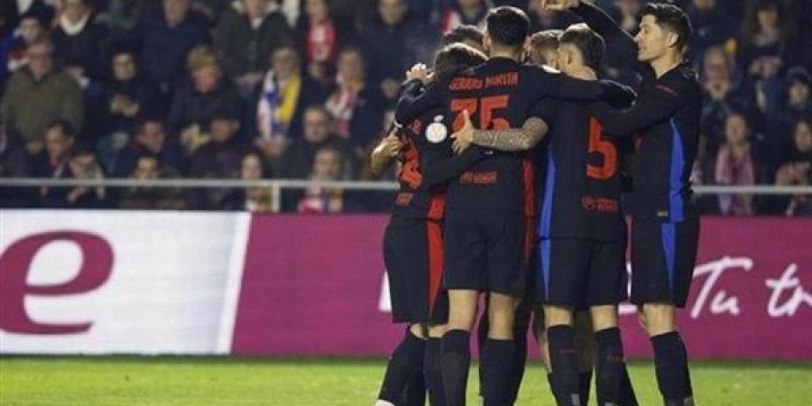 برشلونة يهزم بارباسترو برباعية ويتأهل إلى ثمن نهائي كأس ملك إسبانيا