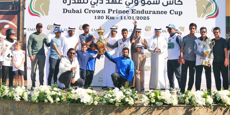 ماجد المهيري بطل كأس ولي عهد دبي للقدرة