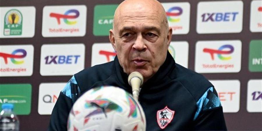 عاجل.. أول تعليق من ‏السويسري جروس بعد فوز الزمالك برباعية أمام الجونة