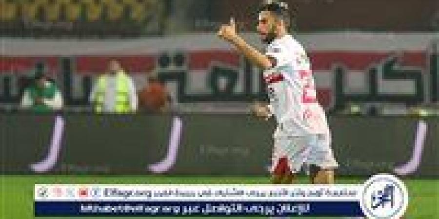 ناصر ماهر يؤازر لاعبي الزمالك أمام بيراميدز