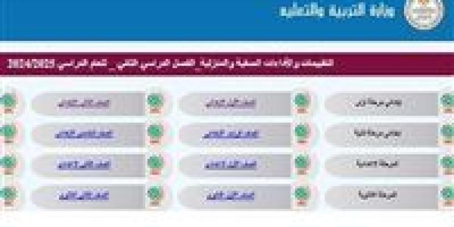 خطوات معرفة تقييمات وزارة التربية والتعليم الترم الثاني