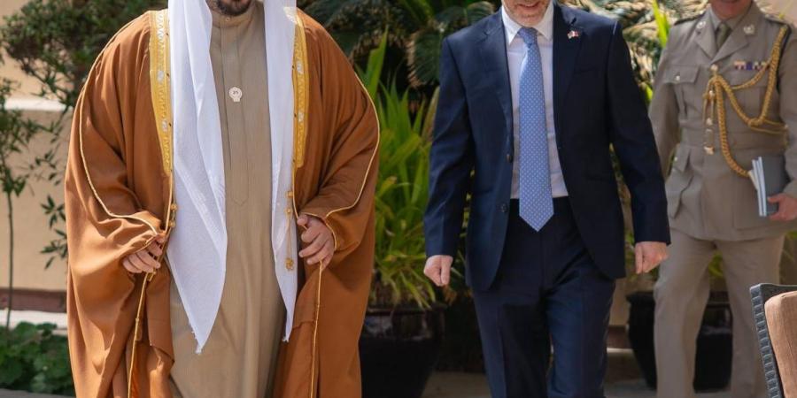 محمد بن سلمان بن حمد يستقبل سفير المملكة المتحدة لدى البحرين