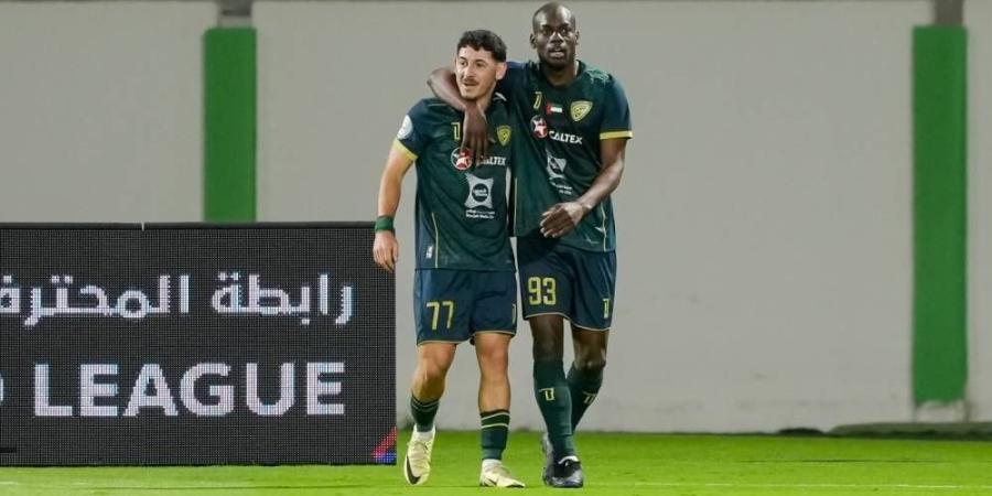 خورفكان يهزم الوصل برقمين مميزين في دوري المحترفين