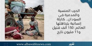 الحرب المنسية والمدمرة فى السودان.. كارثة إنسانية يتجاهلها العالم: 150 ألف قتيل و11 مليون نازح