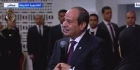 الرئيس السيسي: لن ننسى الشهداء ورد الجميل لهم أن نحافظ على مصر