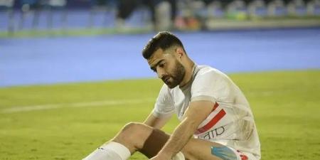 الزمالك يعلن إصابة المثلوثي بقطع في الرباط الصليبي