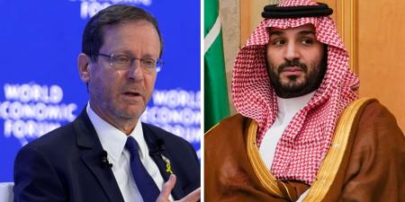 شرط محمد بن سلمان للتطبيع.. رئيس إسرائيل يوضح موقفه لـCNN - الأول نيوز