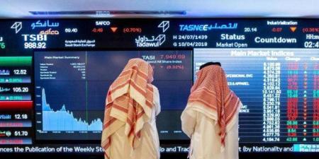 ارتفاع مؤشر الأسهم السعودية ليغلق تداولات اليوم الاثنين عند مستوى 12123.81 نقطة