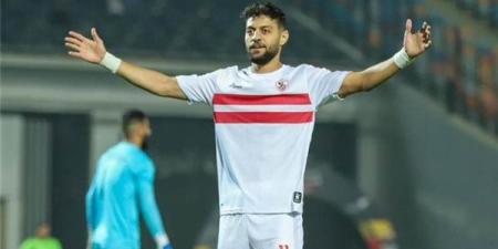 مصطفى شلبي يعتذر لجماهير الزمالك بعد اعتراضه في مباراة مودرن سبورت