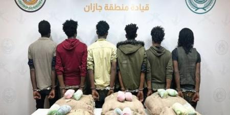 إحباط تهريب 517 كيلوجرامًا من نبات القات المخدر في جازان