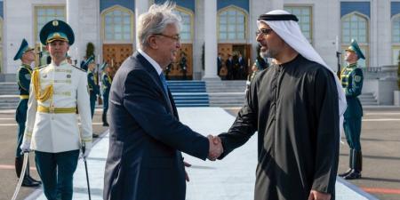 خالد بن محمد بن زايد يختتم زيارة رسمية إلى كازاخستان