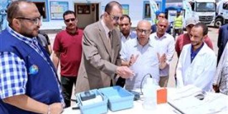 محافظ سوهاج يتفقد محطة مياه "الأحايوة" المدمجة بمركز أخميم
