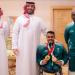 ولي العهد يستقبل اللاعب عبدالرحمن القرشي بمناسبة تحقيقه الذهبية