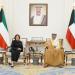 ولي العهد الكويتي يستقبل مسؤولين أمميين بمناسبة زيارتهما للبلاد