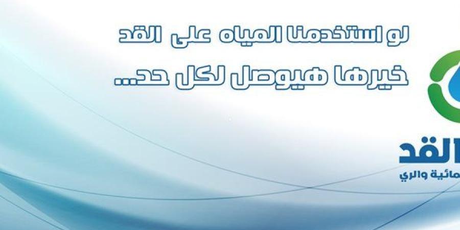 "على القد".. حملة توعوية لترشيد استهلاك المياه