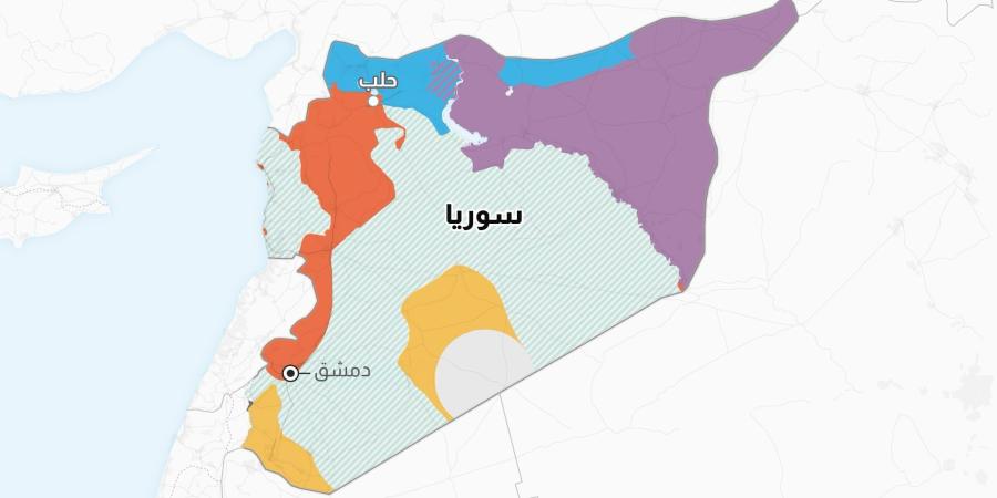 خرائط توضح السرعة الخاطفة لإسقاط نظام الأسد بـ10 أيام فقط - الأول نيوز