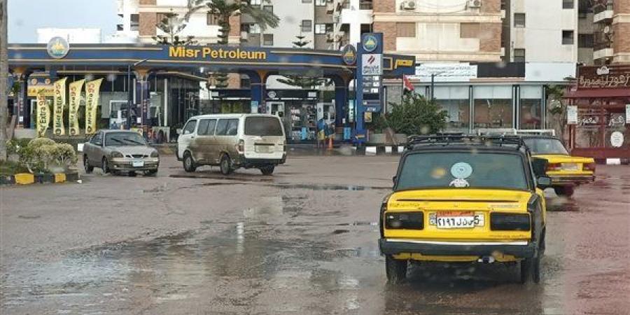 تساقط الأمطار على أغلب أنحاء الإسكندرية مع زيادة الاحساس بالبرودة الشديدة