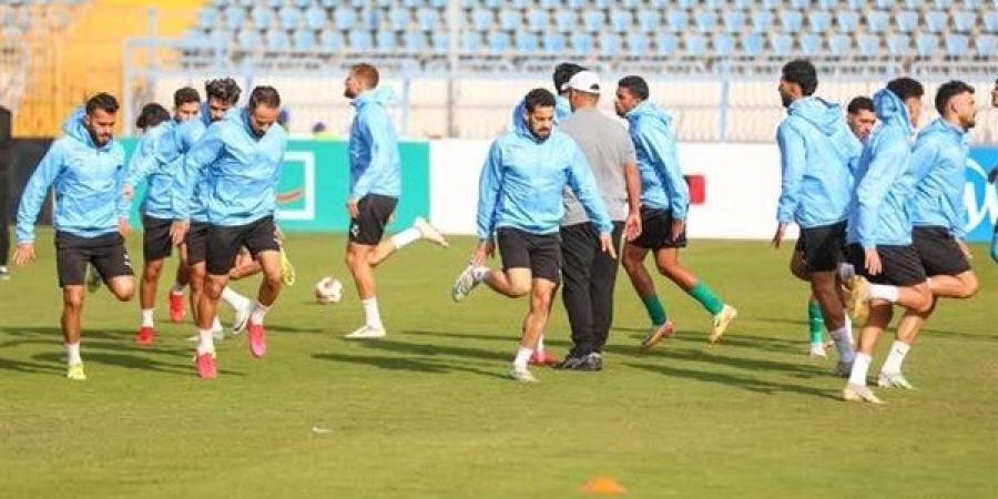 المصري يستأنف تدريباته لمواجهة الزمالك في الكونفدرالية