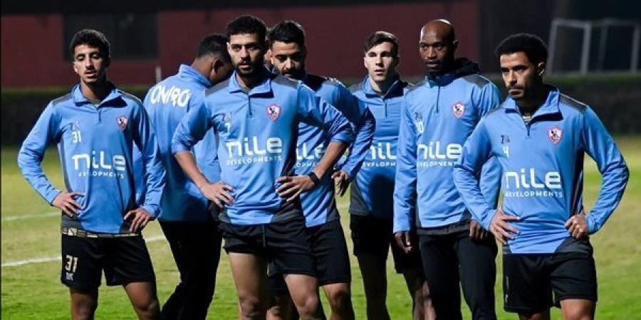 لاعبو الزمالك يكتفوا بالتدريبات التأهيلية في مران اليوم