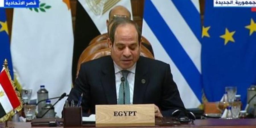 السيسي: التعاون بين مصر واليونان وقبرص خطوة محورية تجاه تكامل الدول الثلاث