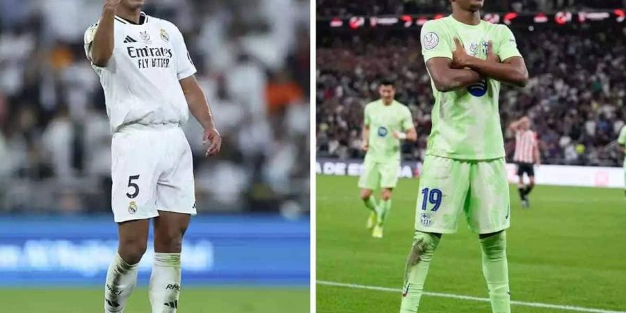 التشكيل المتوقع لريال مدريد وبرشلونة في كلاسيكو السوير الإسباني