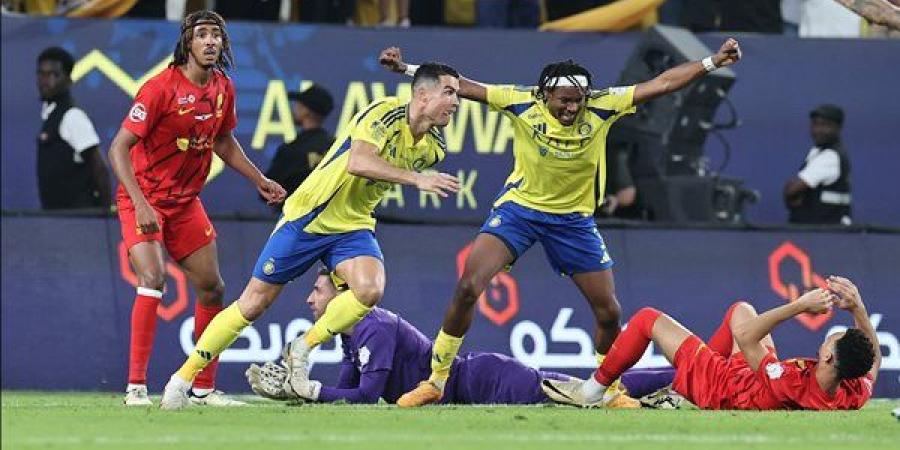 رونالدو يتصدر تشكيل النصر أمام الرائد في الدوري السعودي