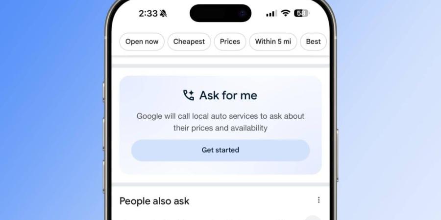 "Ask For Me".. خاصية جديدة متطورة من جوجل