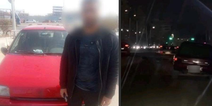 ضبط طالب عرض حياة المواطنين للخطر بسيارته وعطل المرور بالنزهة