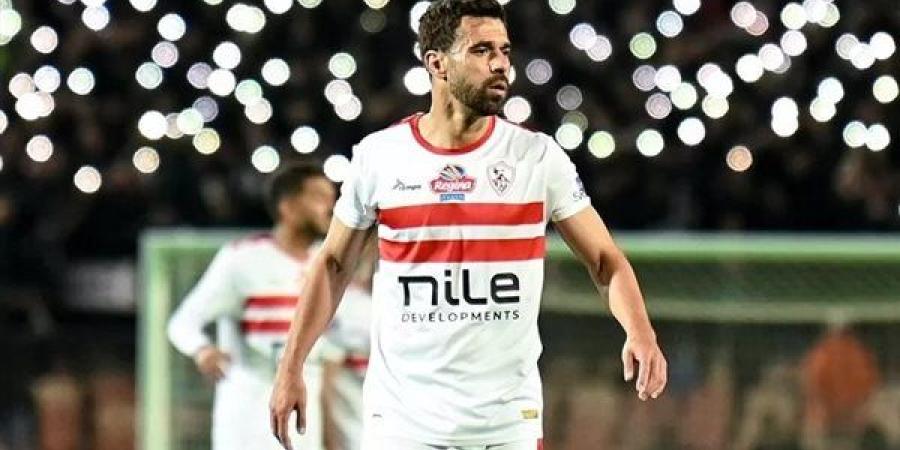 عبد الله السعيد يواصل التأهيل في صالة الجيم بنادي الزمالك