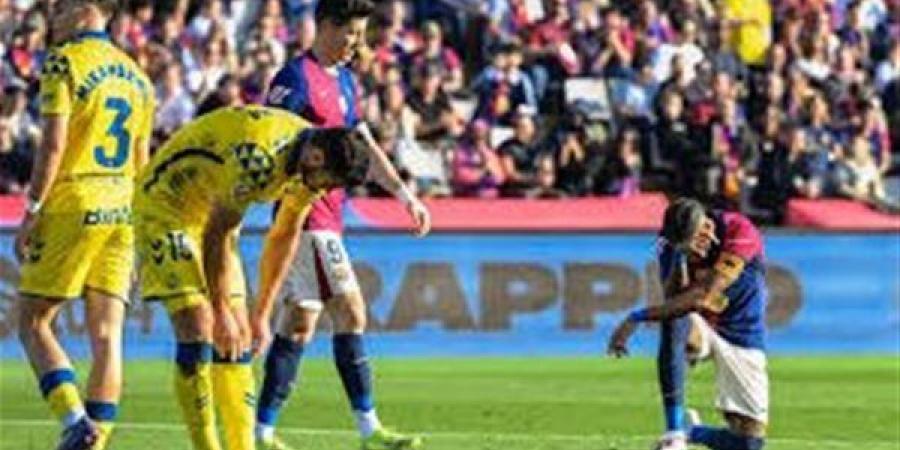 مباشر مباراة برشلونة ولاس بالمالس (0-0) في الدوري الإسباني 2025