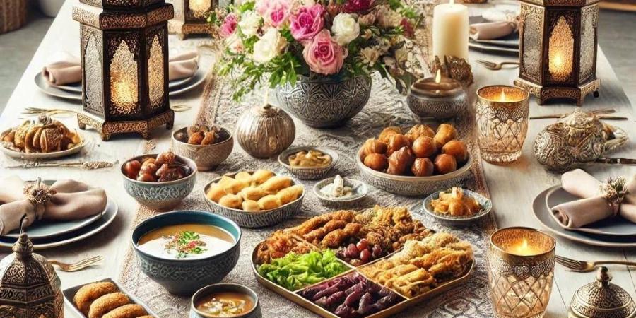 فن ترتيب سفرة عزومات رمضان.. لمسة أناقة وكرم ضيافة