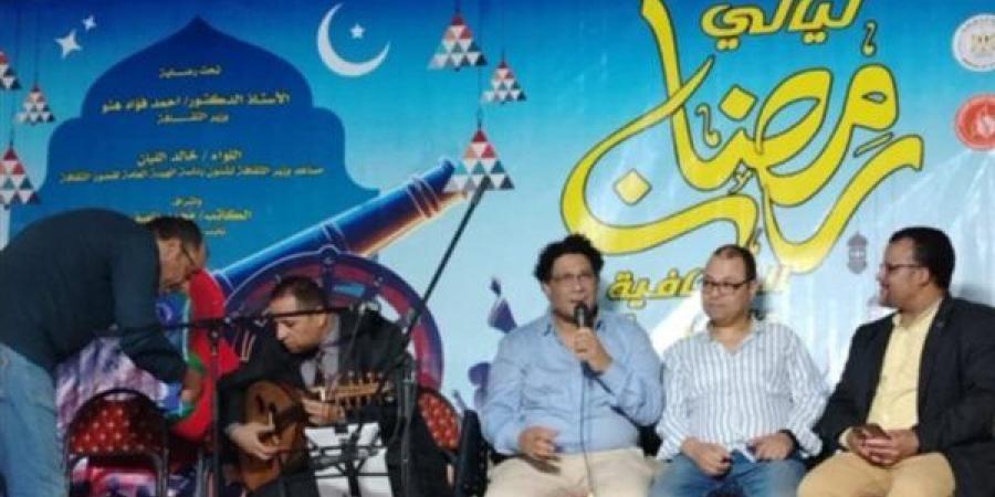 جمهور الحديقة الثقافية يحتفي بمسرحية "انهم يزرعون البيض" للكاتب محمد زناتي.. صور