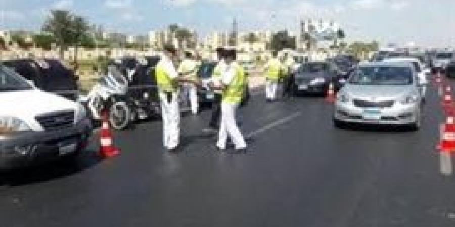 حملات مروريه لرصد المخالفات في الغربيه
