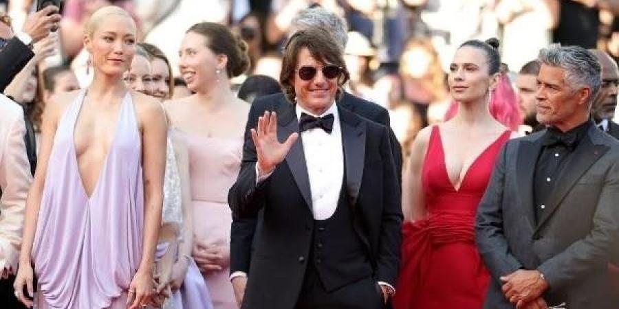 توم كروز يحضر عرض فيلمه "المهمة المستحيلة.. الحساب النهائي" فى مهرجان كان السينمائي