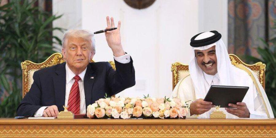 أمير قطر يهدى ترامب قلمًا فاخرًا من طراز مونت بلانك