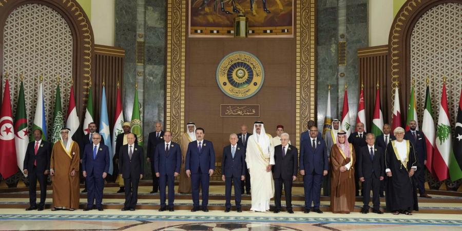قمة بغداد ترفض تهجير الفلسطينيين وتدعو لعملية سياسية شاملة في سوريا - الأول نيوز