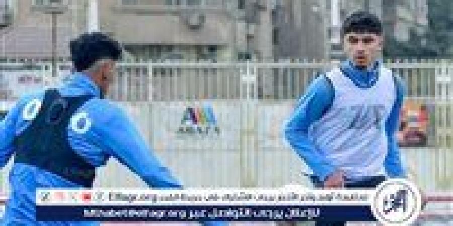 أحمد الجفالي يخوض تدريبات تأهيلية على هامش مران الزمالك