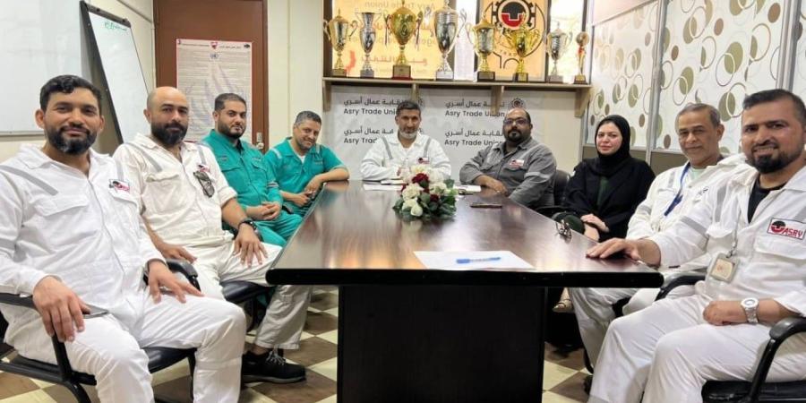 مجلس إدارة نقابة عمال أسري ينتخب عبدالله المسجن رئيسا للنقابة